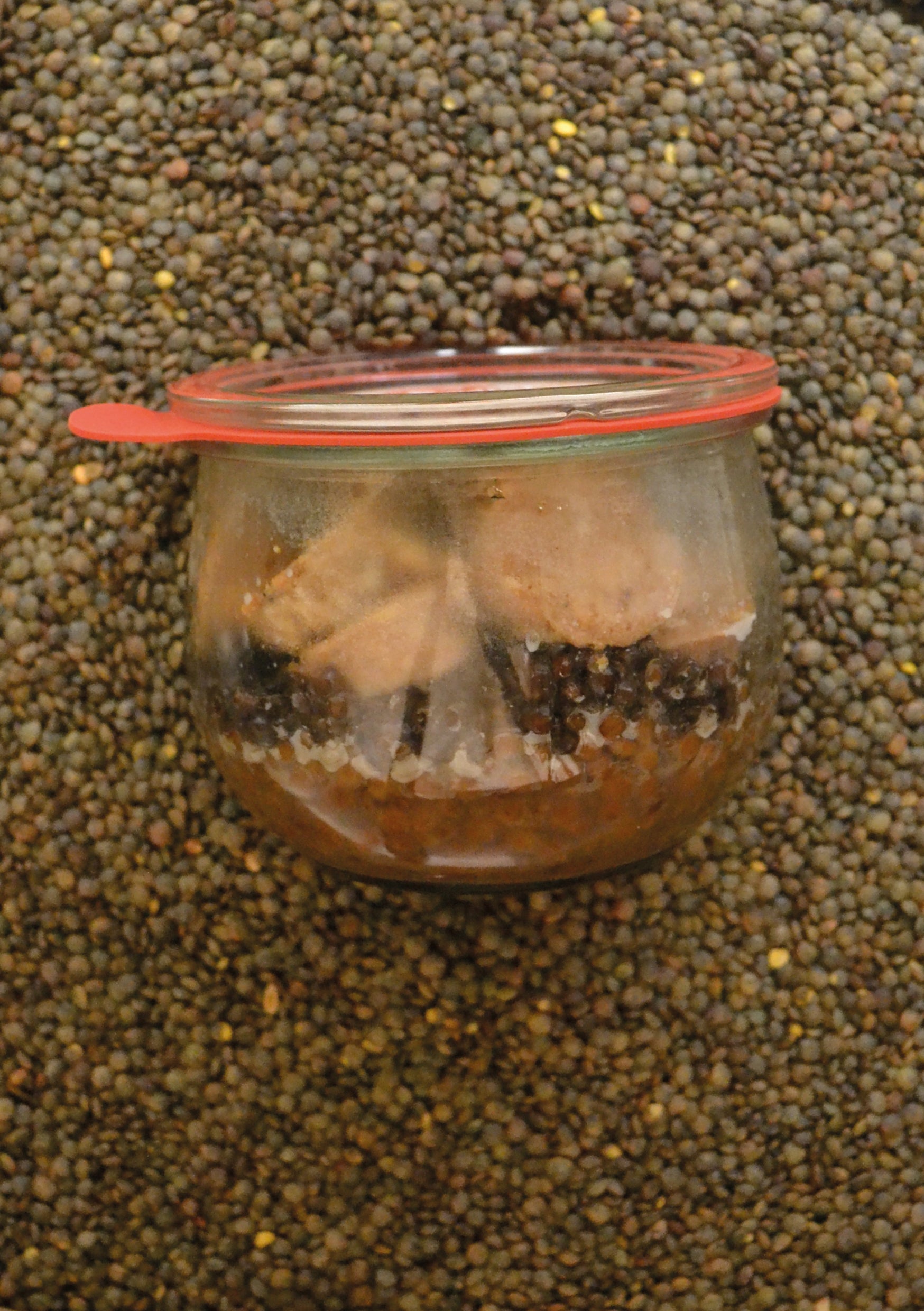 Saucisses Lentilles Vertes du Puy en Velay